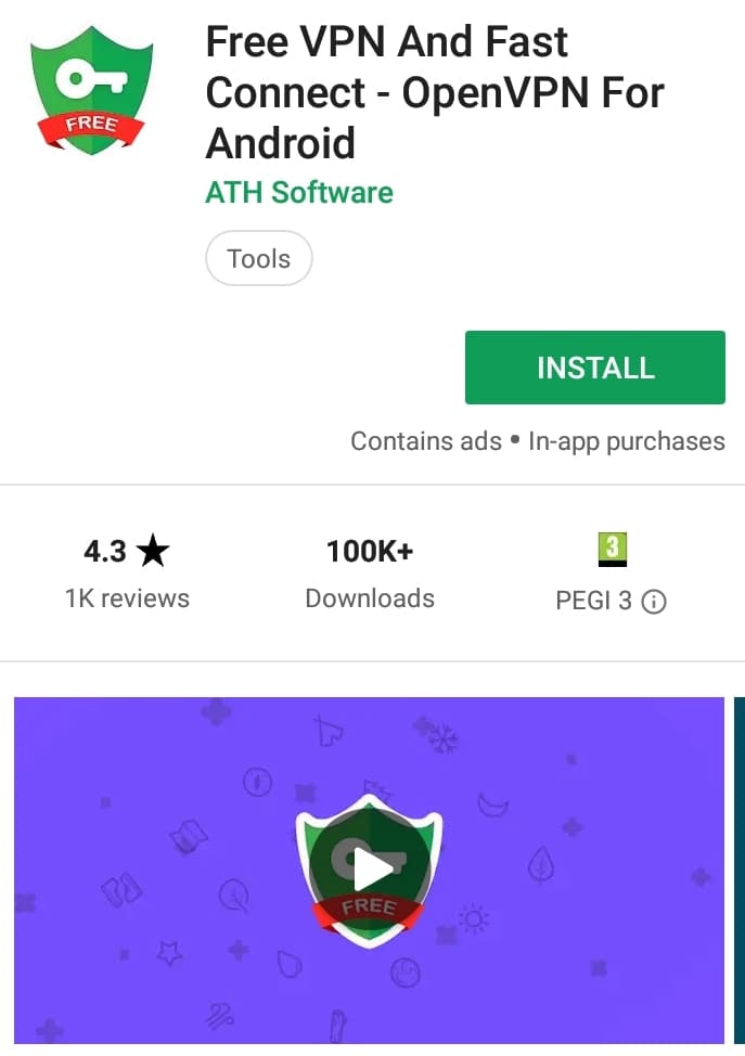 OpenVPN for Android Play Store screenshot
