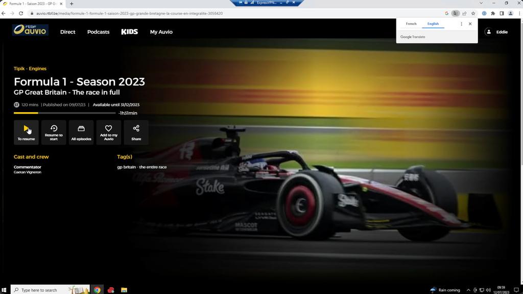 F1 Live Stream: Watch Formula 1 Online for Free