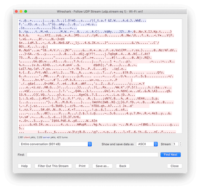 Przetestowaliśmy szyfrowanie HMA za pomocą Wireshark