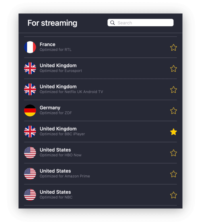 Serwery streamingowe CyberGhost