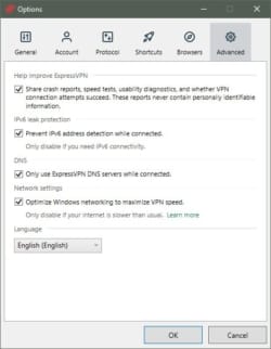 ExpressVPN Advanced Settings