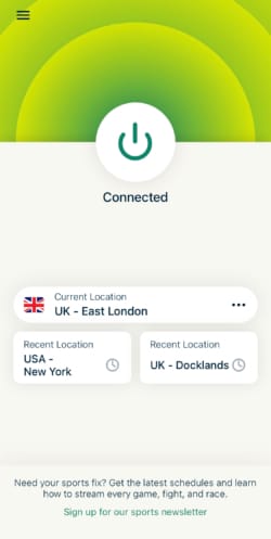 ExpressVPN iOS App