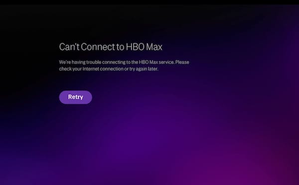 Kod błędu HBO Max na Apple TV