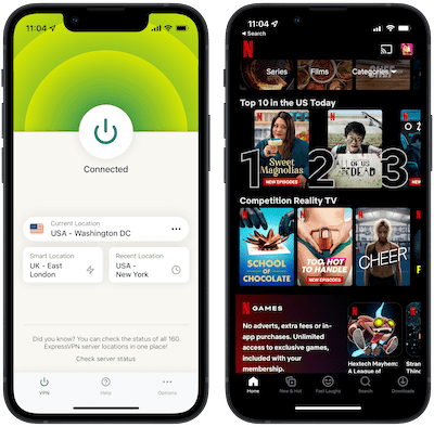 ExpressVPN unblocks Netflix on iOS
