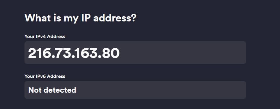 Herramienta de comprobación de IP