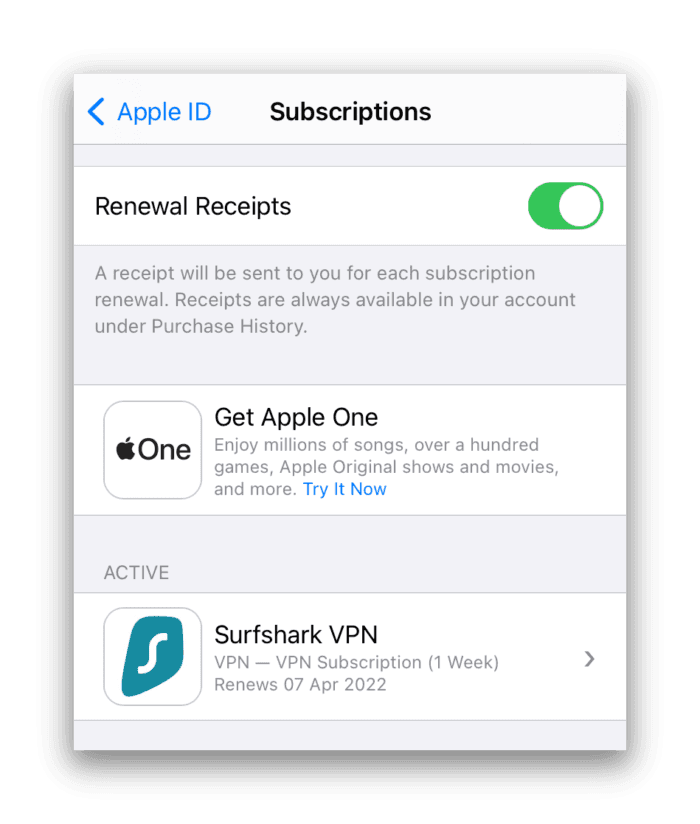 Surfshark iOS VPN Subscription