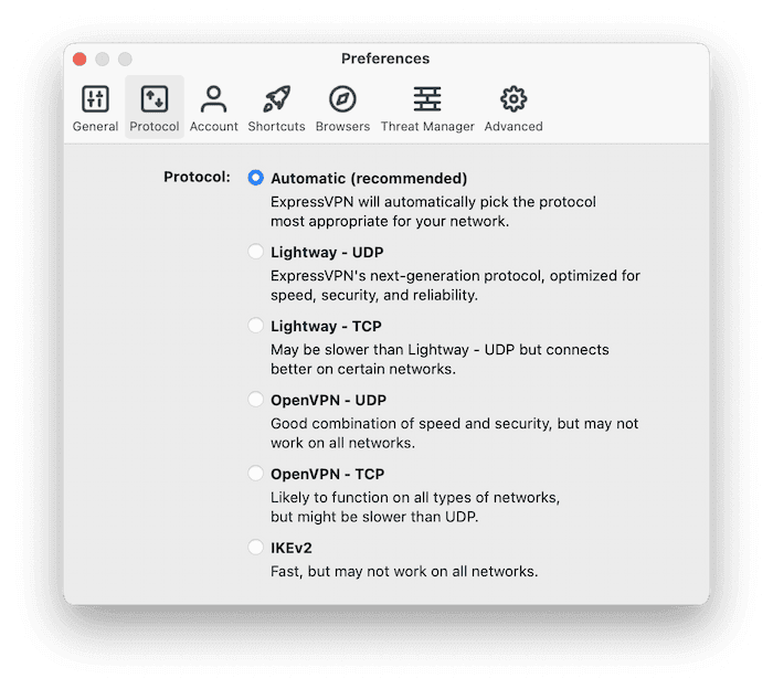 ExpressVPN Protocol Settings for Hulu Guide