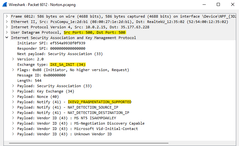 Analisando nosso tráfego VPN com o Wireshark