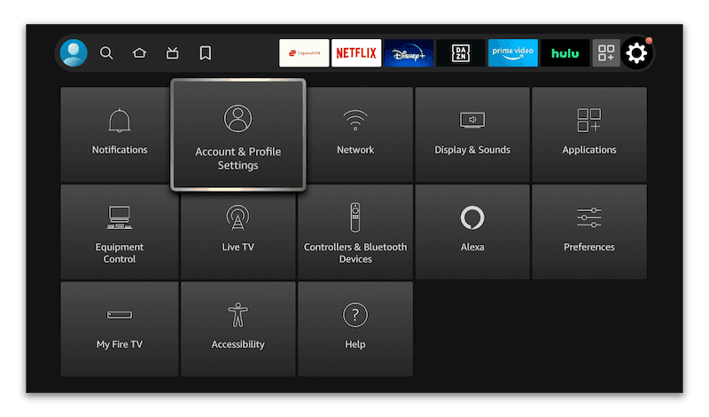 Amazon Fire TV Stick Settings