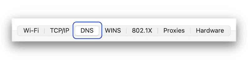 macOS DNS Network Settings
