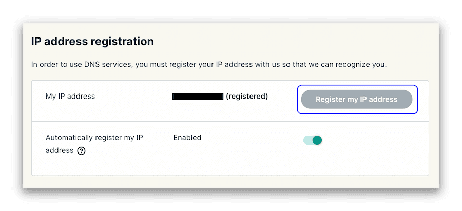 ExpressVPN IP Address Registration