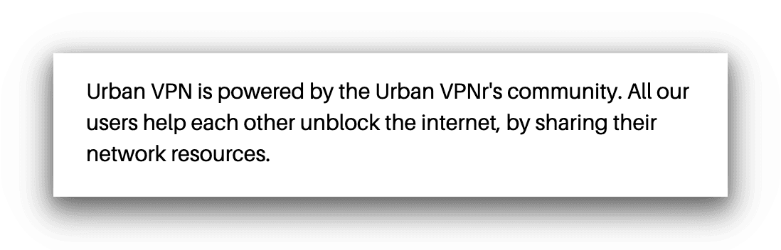 Urban VPN's website