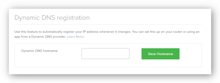 Rejestracja dynamicznego DNS w ExpressVPN