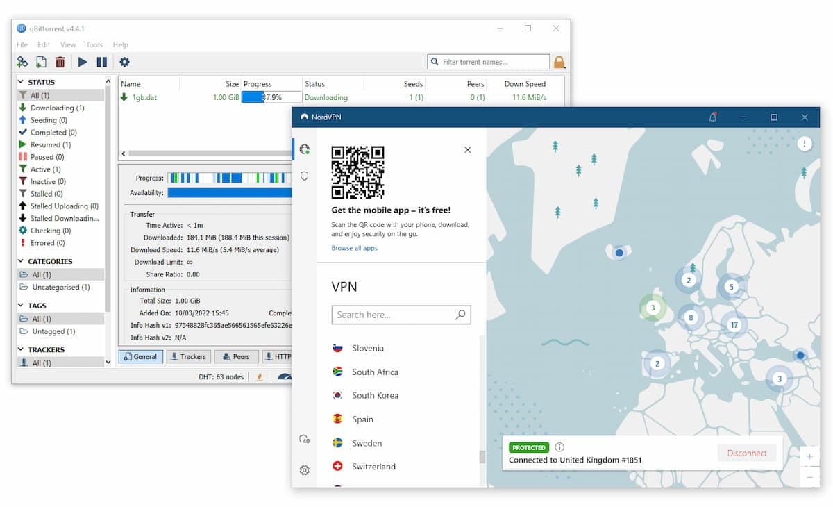 Descargar torrents con NordVPN