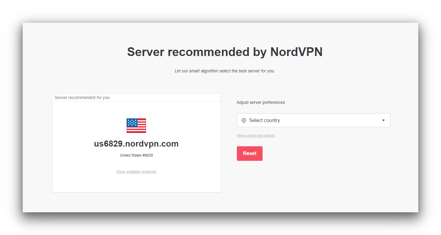 Archivos de configuración del servidor de Estados Unidos de NordVPN