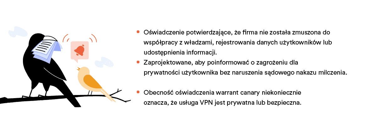 Czym jest oświadczenie warrant canary?