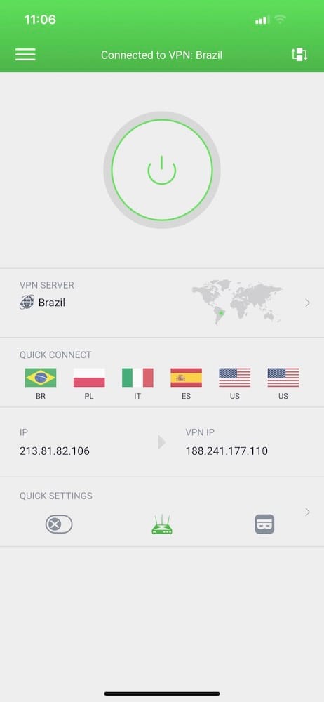 PIA conectada a Brasil