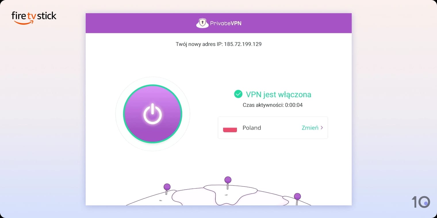 Aplikacja PrivateVPN dla Amazon Fire TV