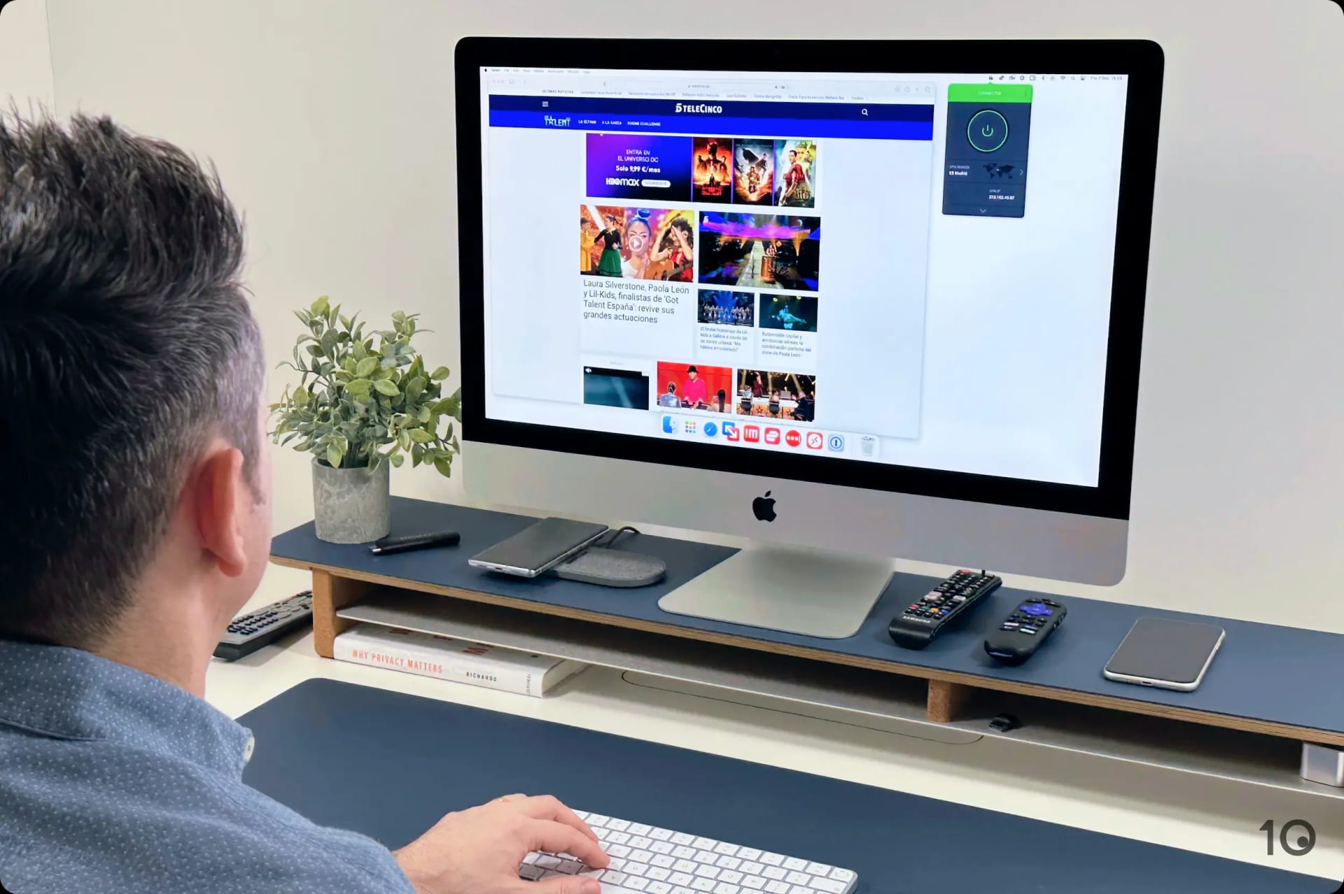 PIA con Telecinco en macOS