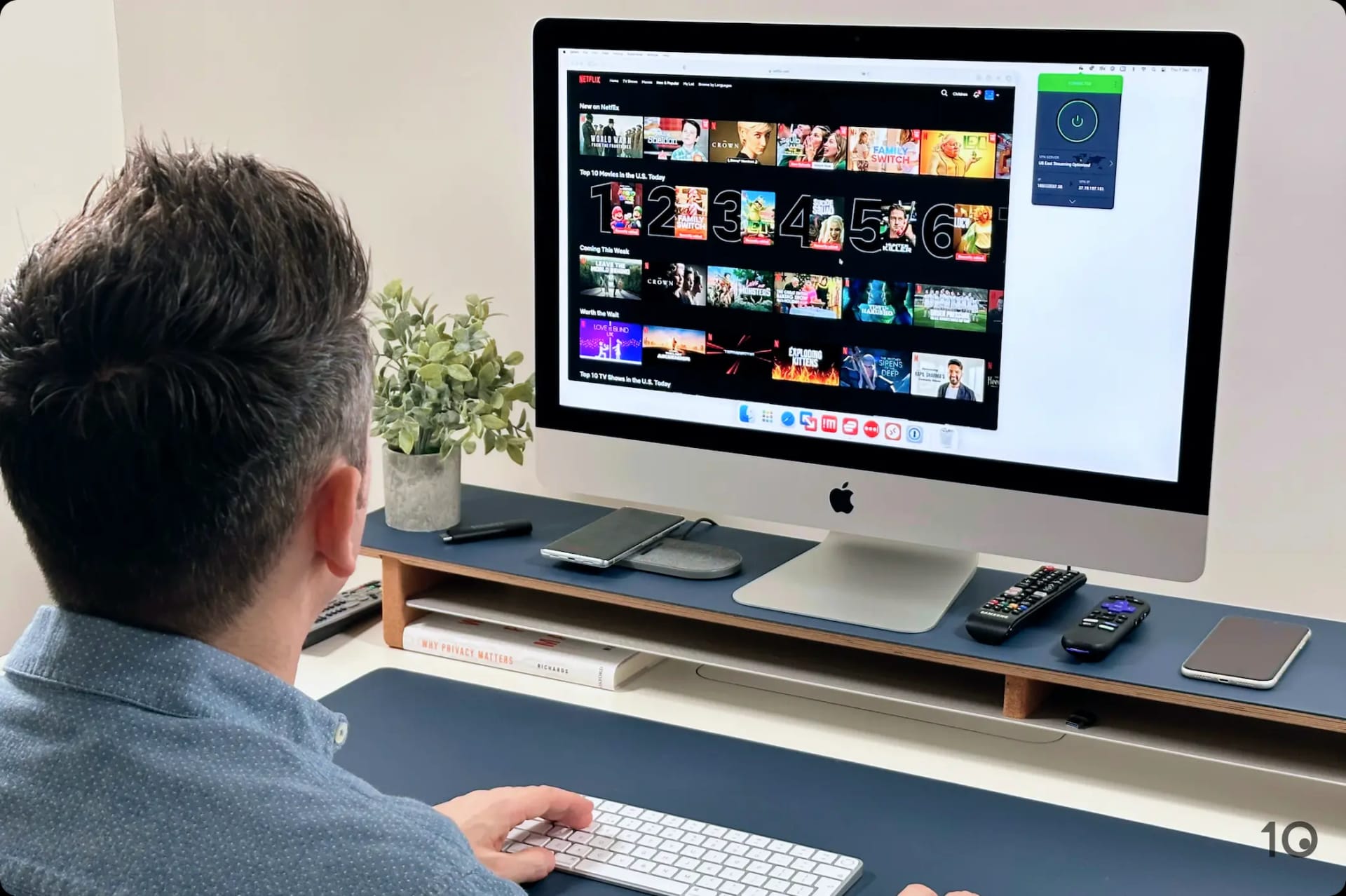 PIA med Netflix på macOS