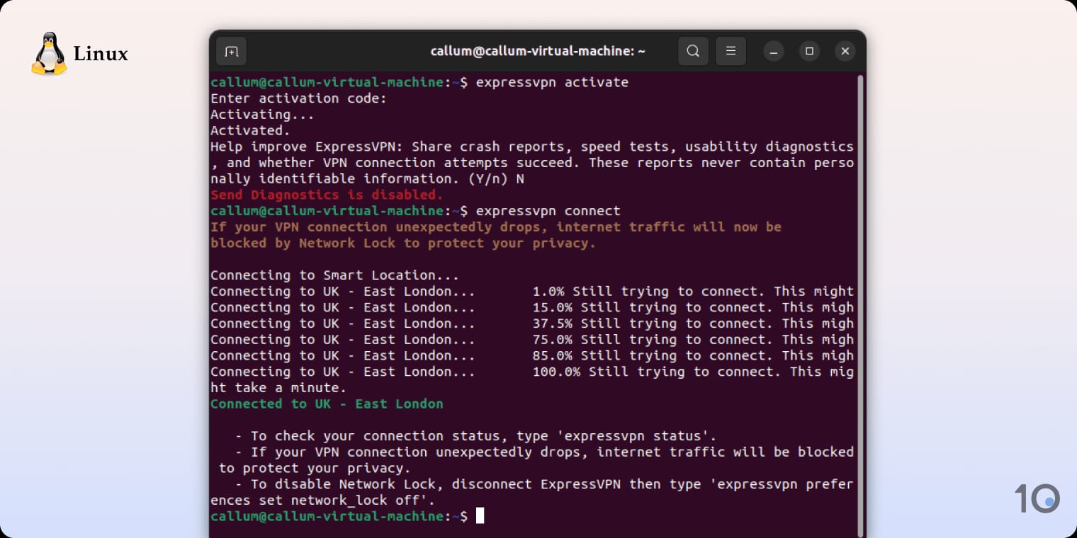 ExpressVPN on Linux