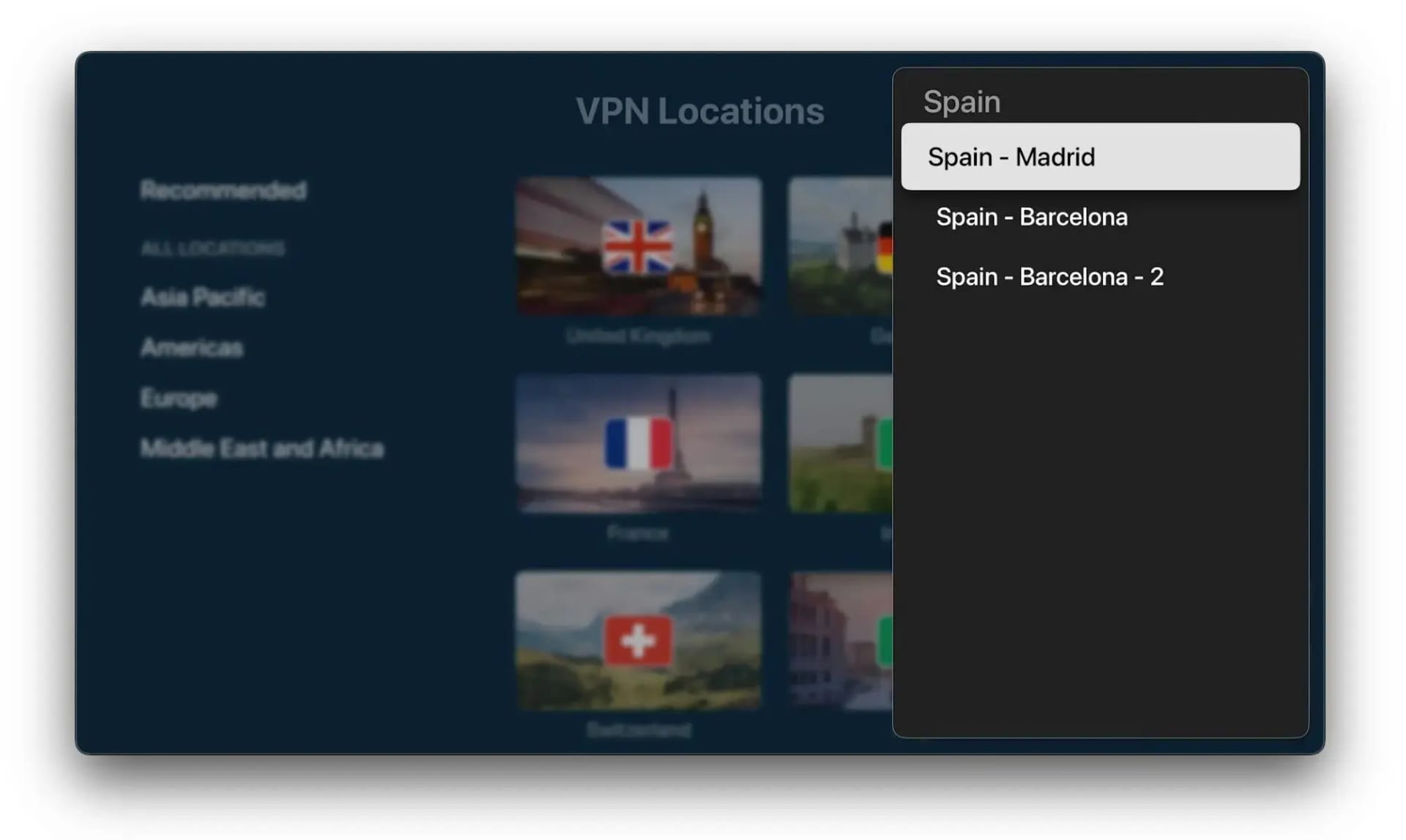 IPVanish en Apple TV