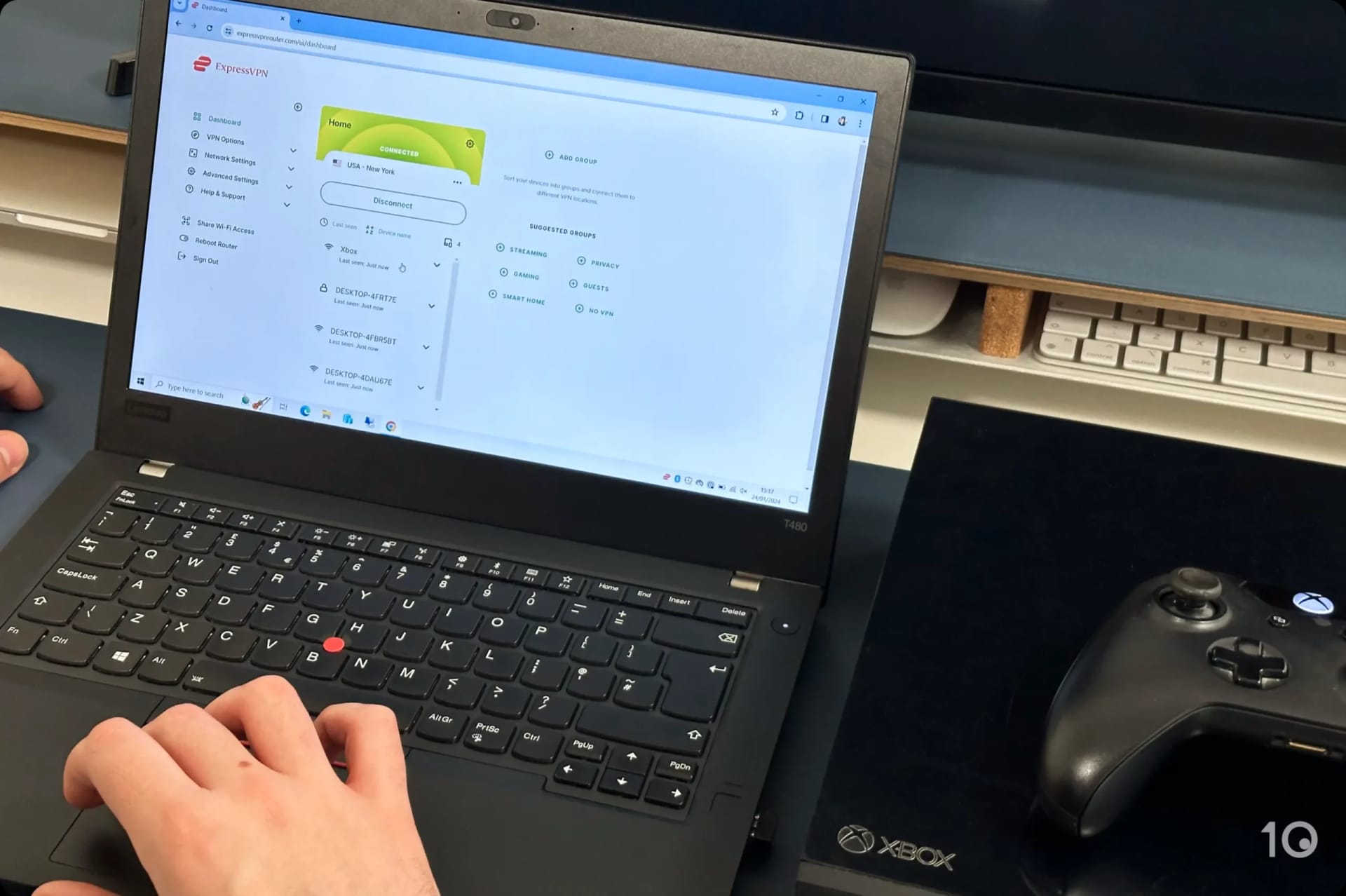 Connecter une Xbox à l'application routeur d'ExpressVPN