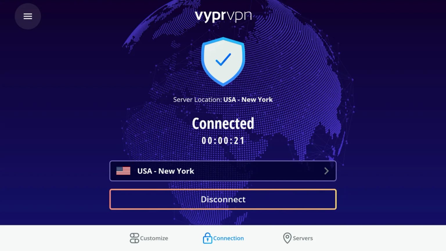 VyprVPN's Fire TV Stick App