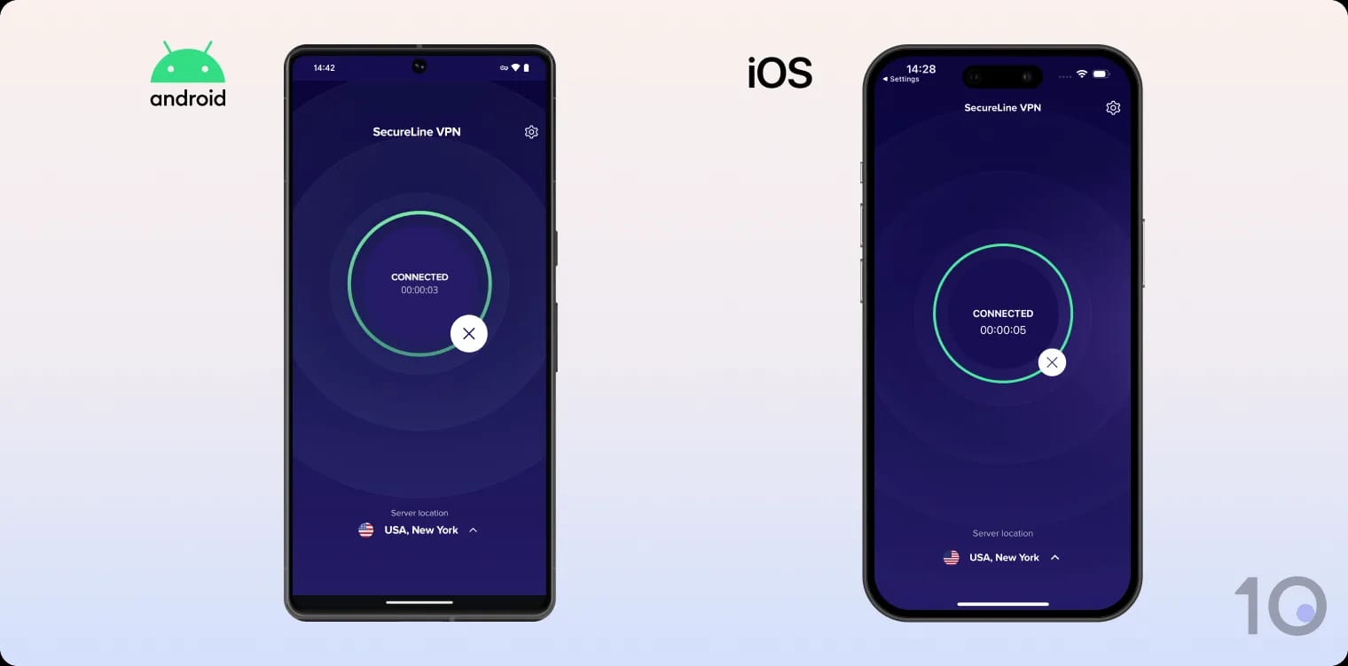 The Avast SecureLine VPN apps for Android and iOS