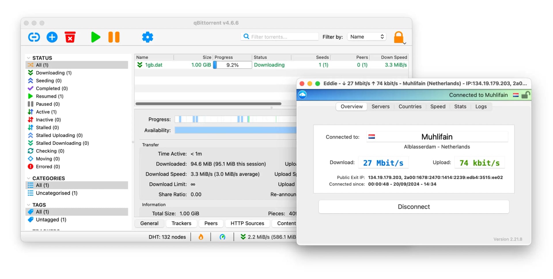 Torrenting with AirVPN