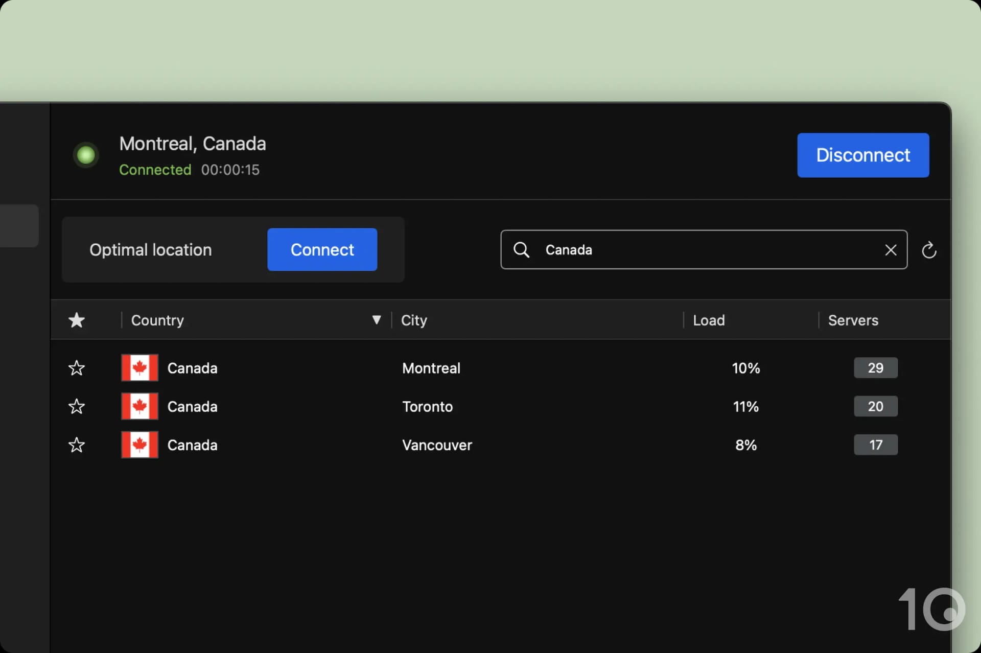 IPVanish Canada Servers