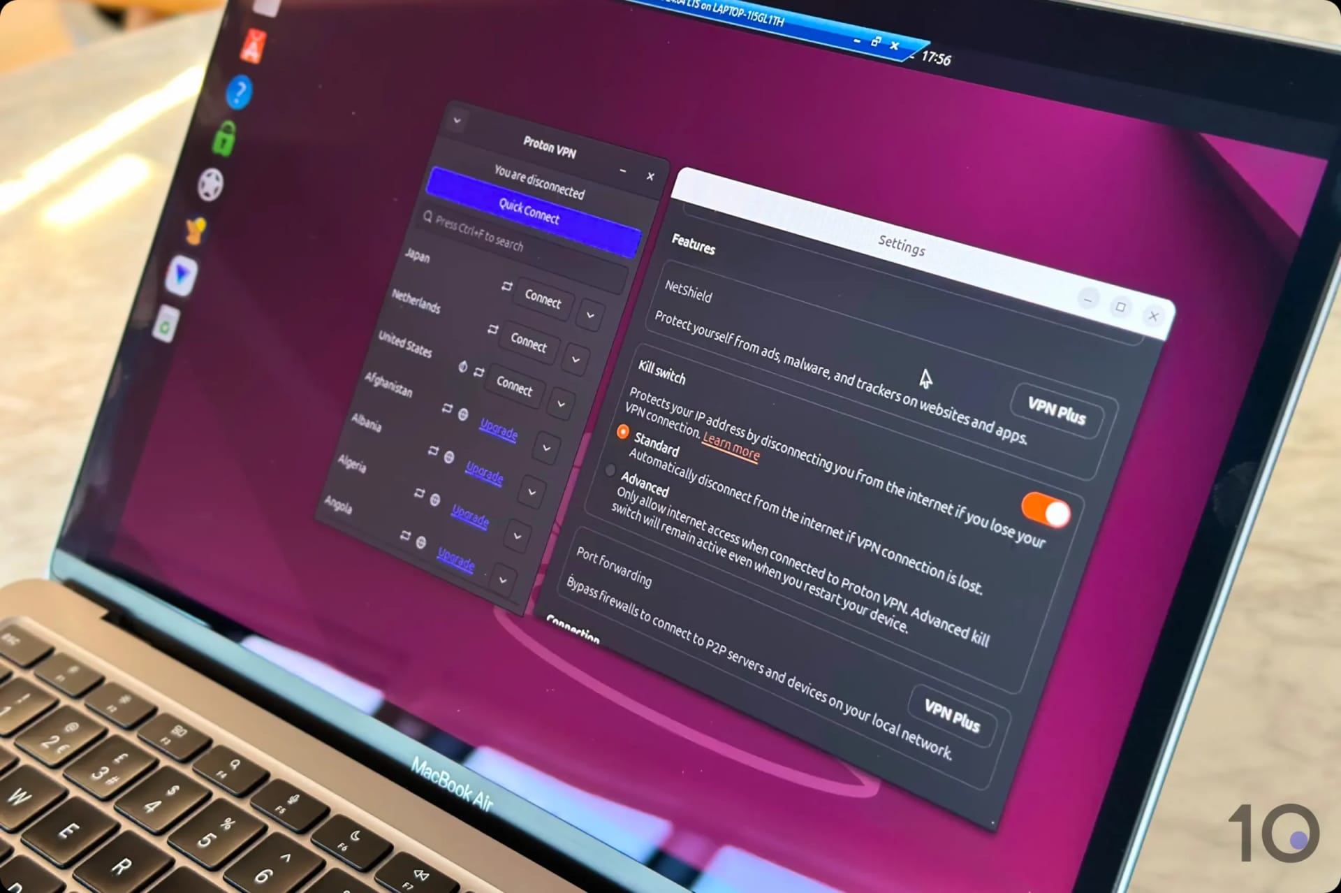 Usando o Proton VPN Grátis no Linux