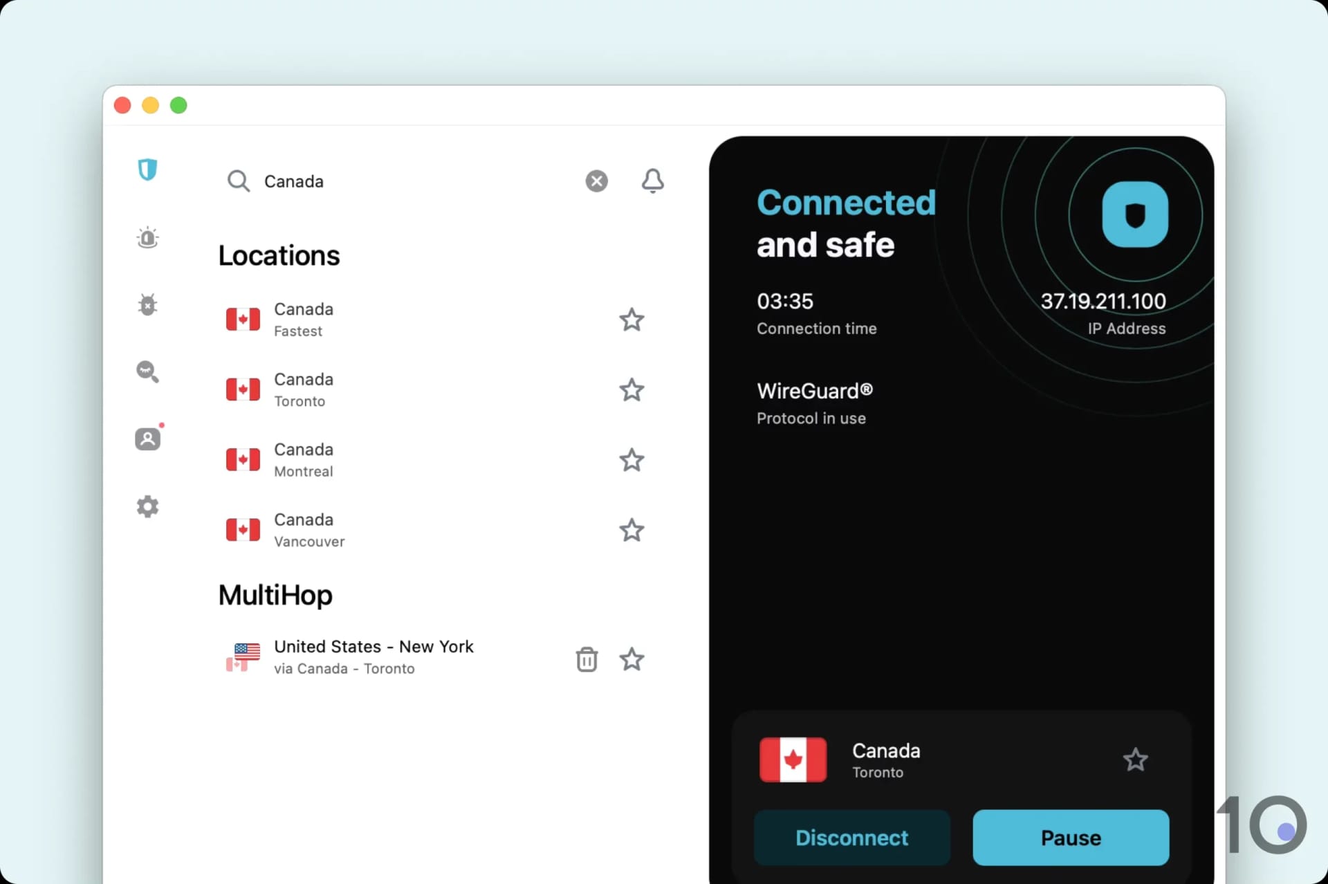 Surfshark Canada Servers