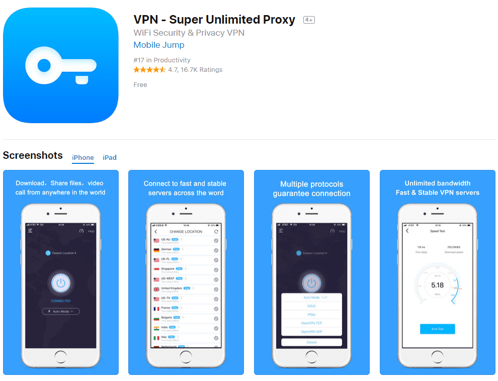 super vpn unlimited proxy