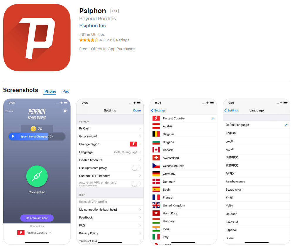 for iphone instal Psiphon VPN 3.179 (07.07.2023)