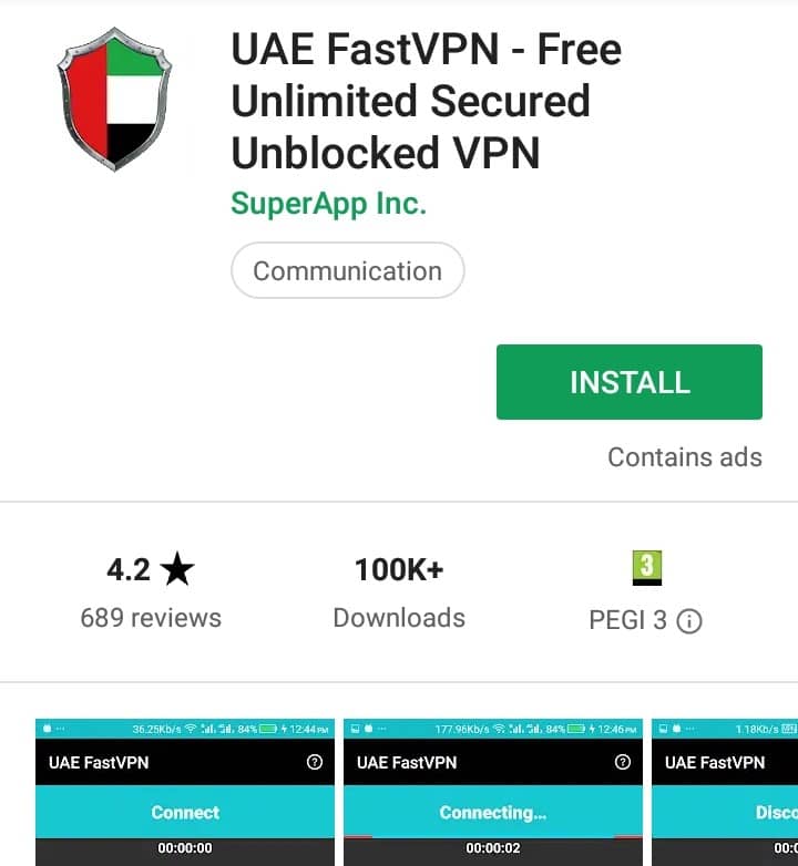 index of vpn android