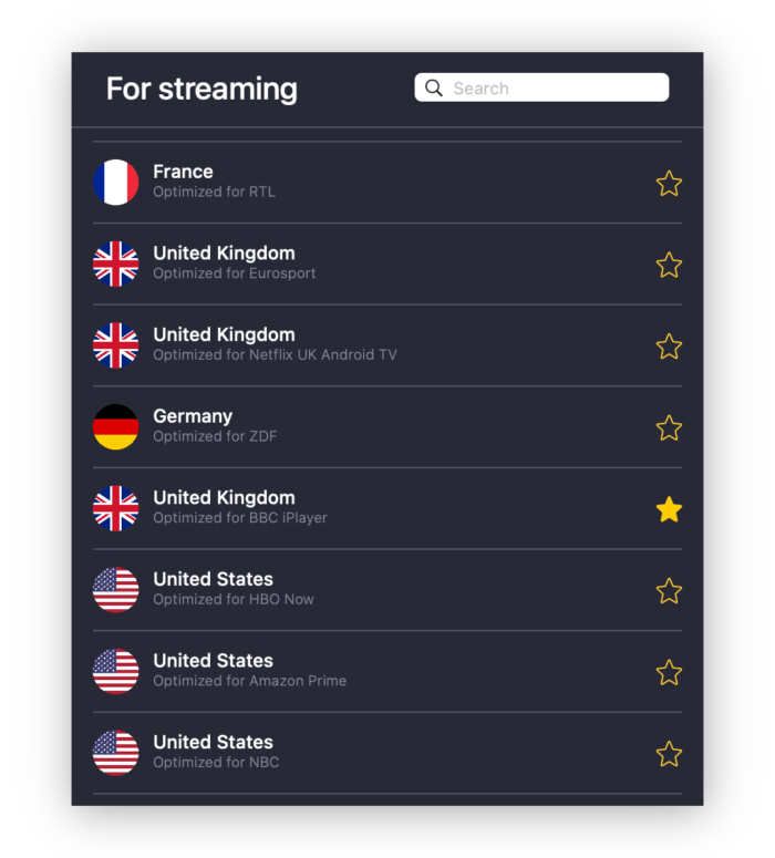 Serwery streamingowe CyberGhost