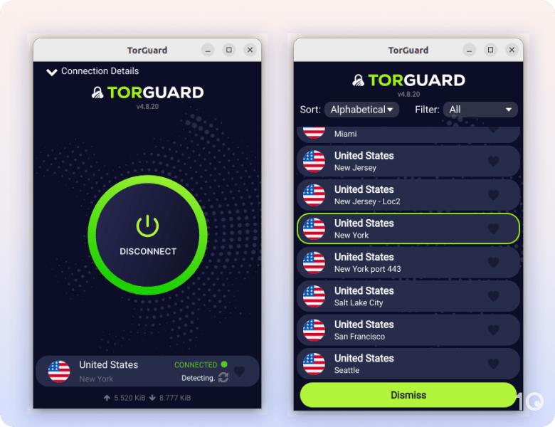 Torguard VPN on Linux