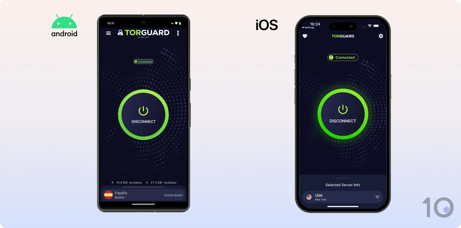 TorGuard's VPN apps for Android and iOS
