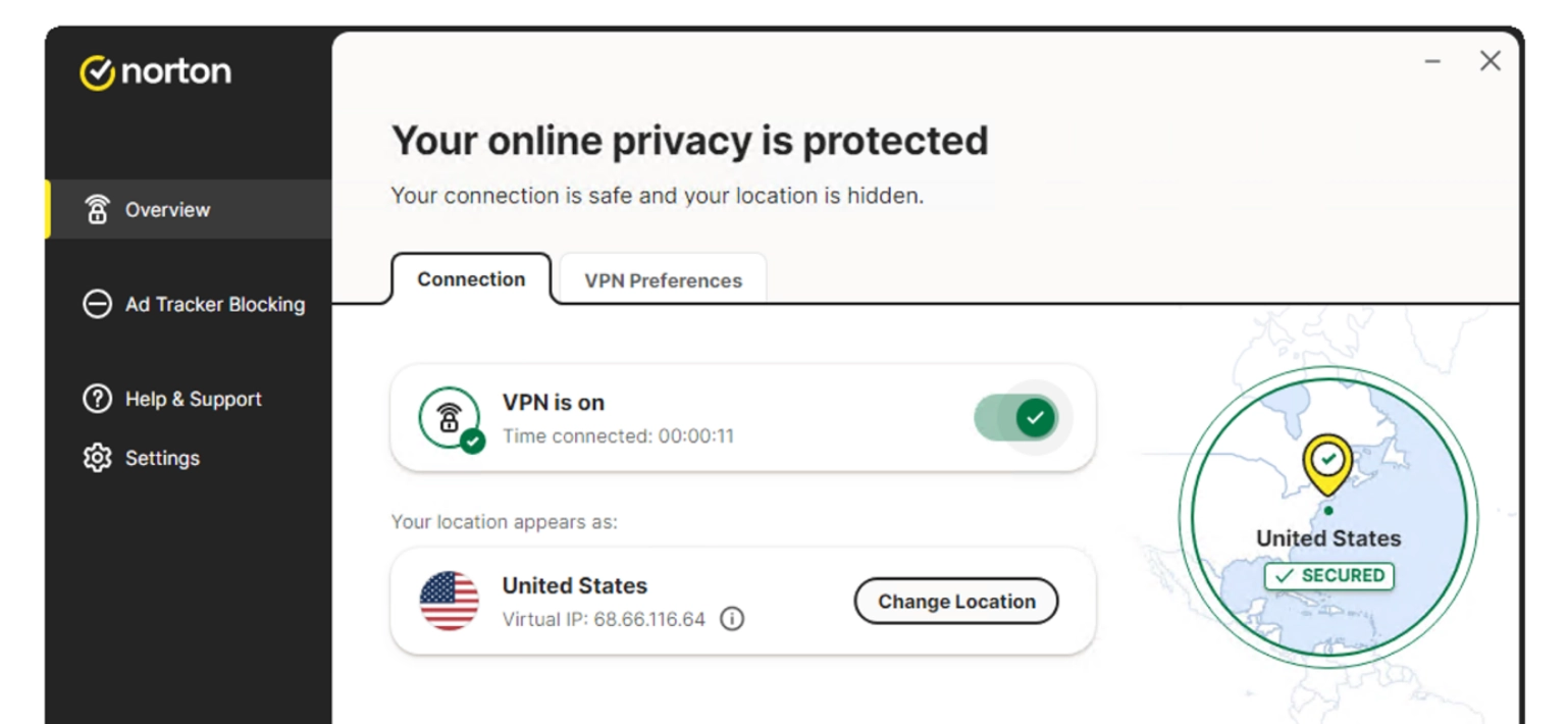 Norton Secure VPN app