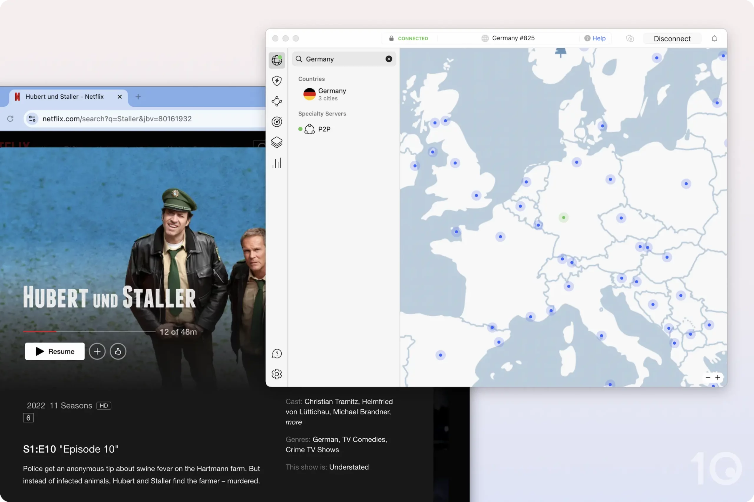 NordVPN with Netflix Germany