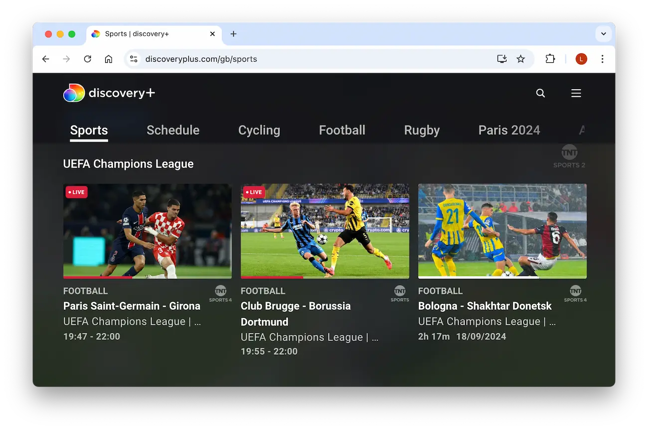 How to Watch the UCL with a VPN Without TNT or Prime