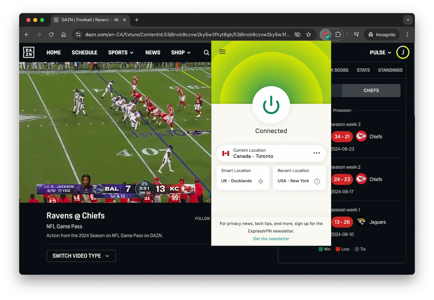 Vpn for nfl sale