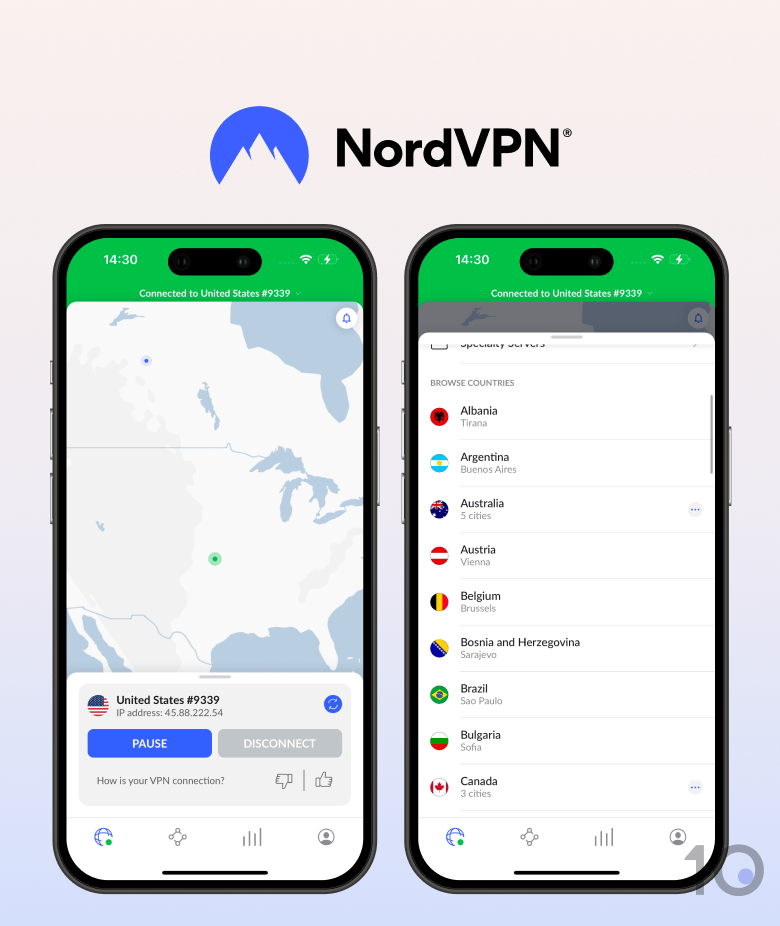 NordVPN app