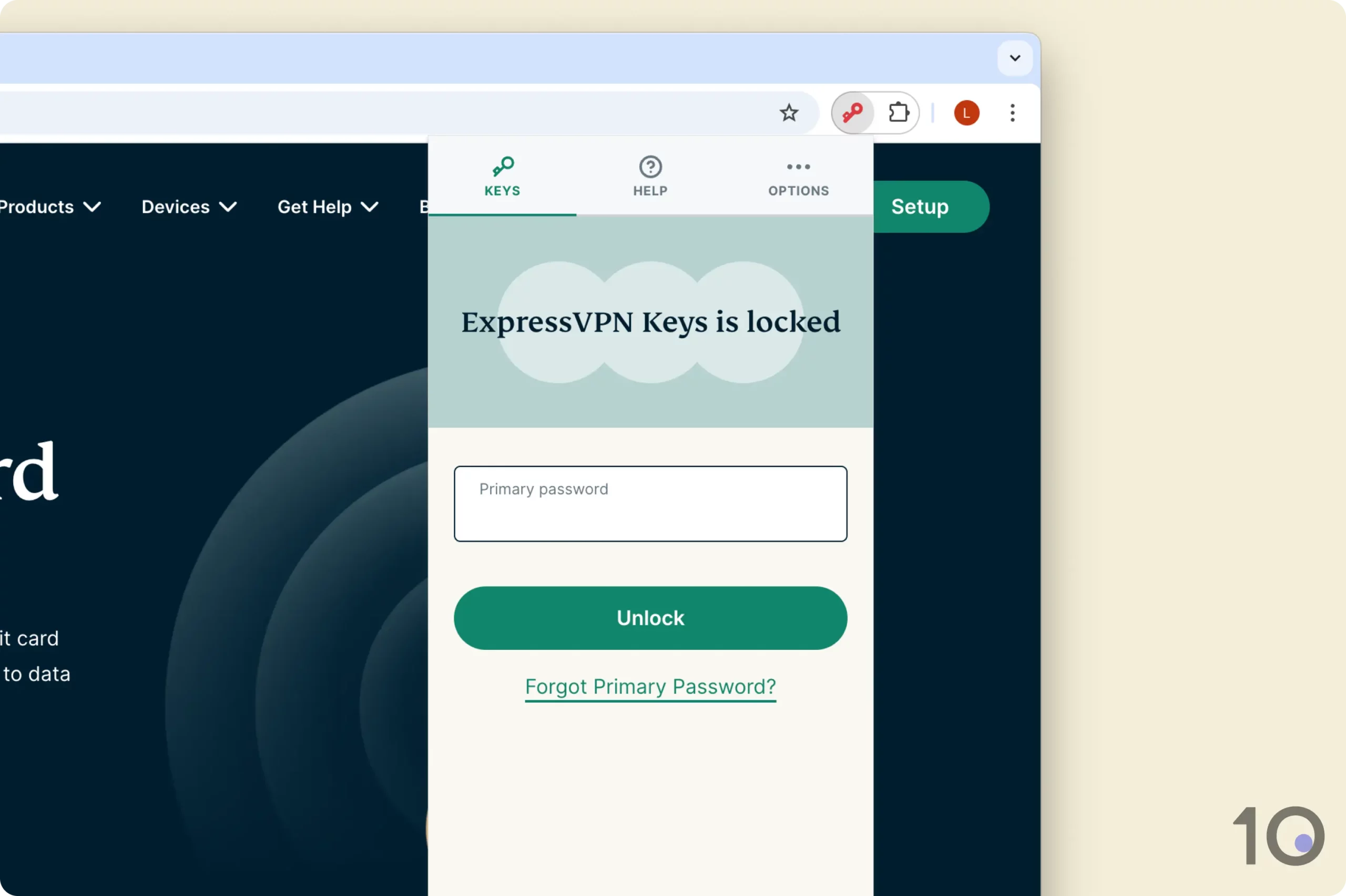 ExpressVPN Keys password manager