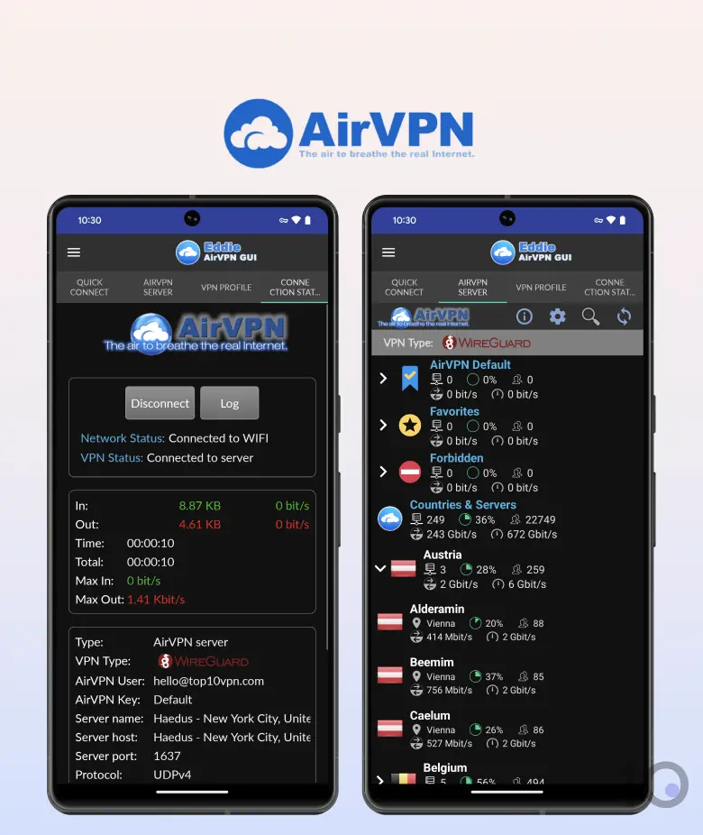 AirVPN app