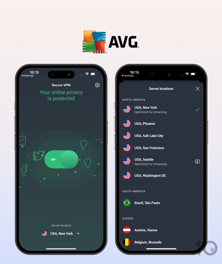 AVG Secure VPN app