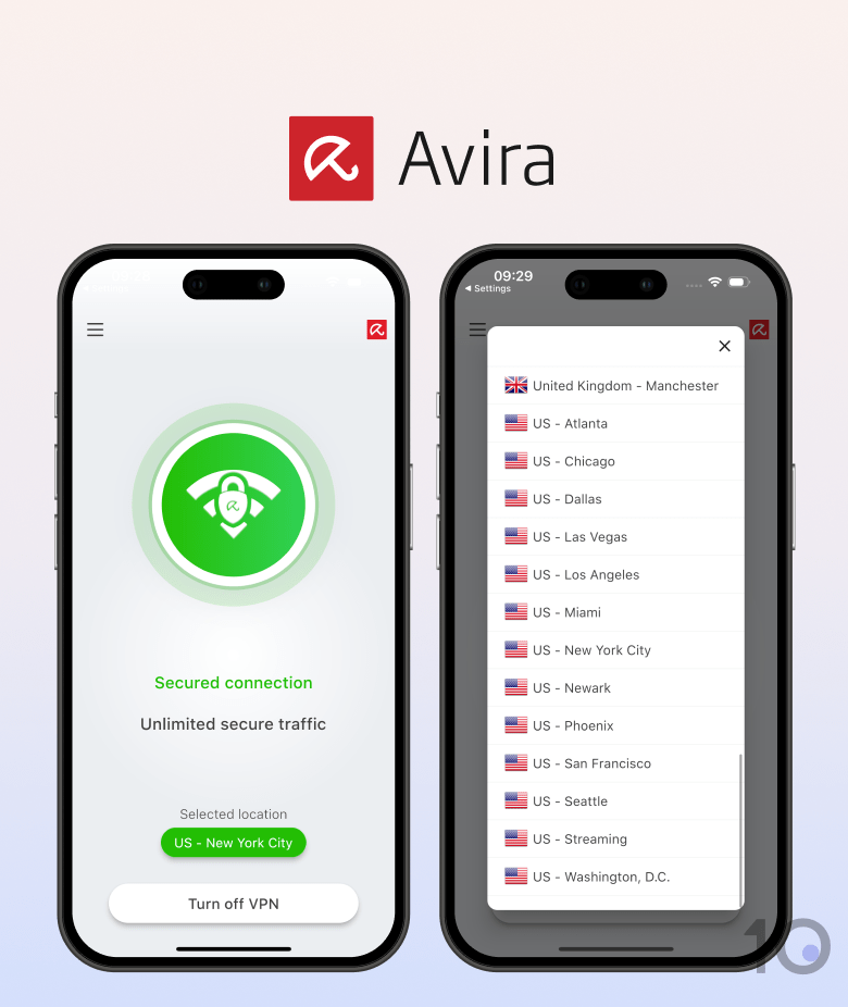 Avira Phantom VPN app