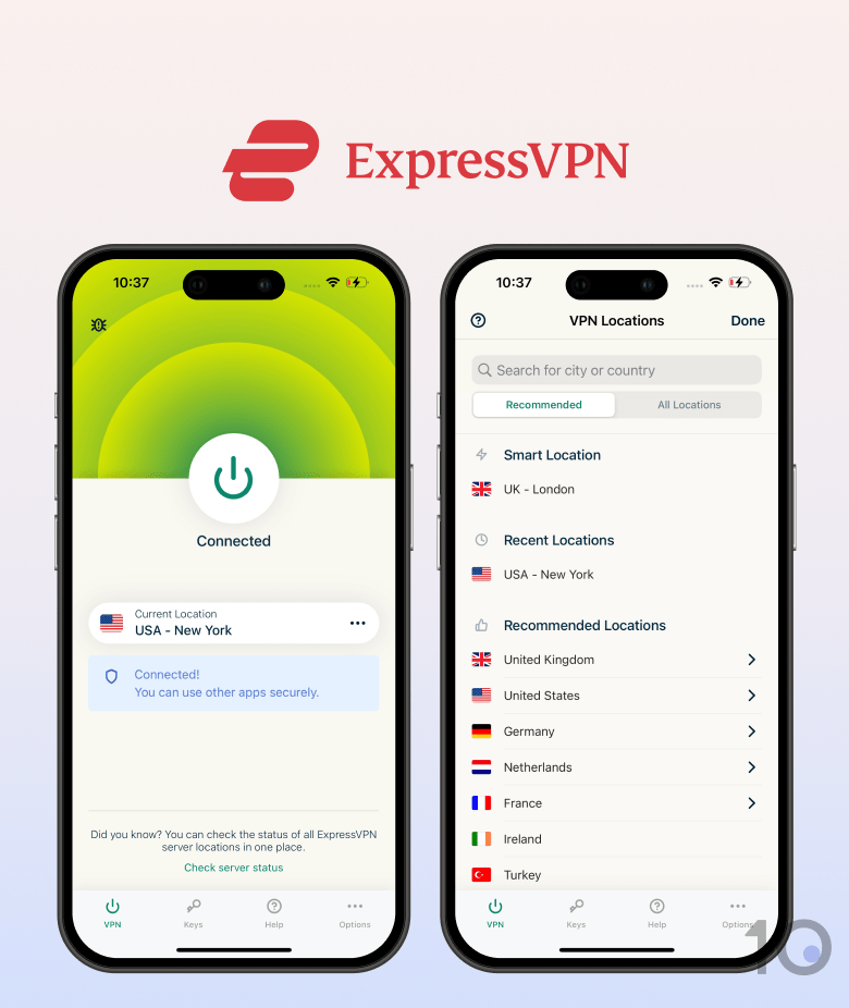 ExpressVPN app