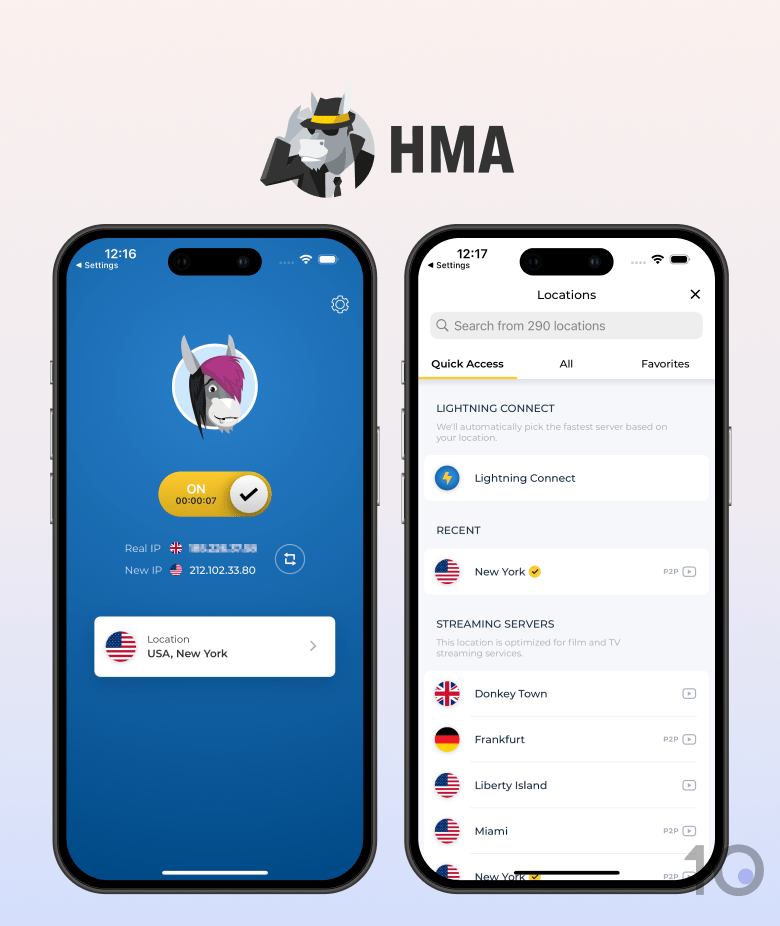 HMA VPN app